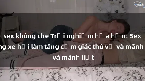sex không che Trải nghiệm hứa hẹn: Sex trong xe hơi làm tăng cảm giác thú vị và mãnh liệt